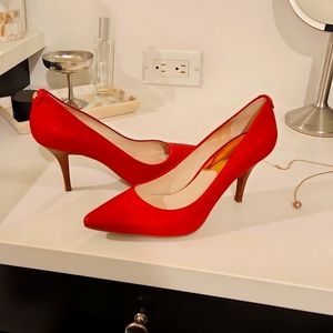 Michael kors red ladies pumps